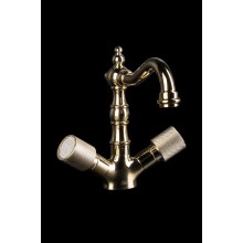 Смеситель для раковины Boheme Royal Cristal 292-Royal Золото