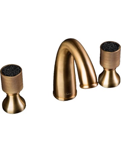 Смеситель для раковины Boheme Royal Cristal 317-Royal/CRSTblack Бронза