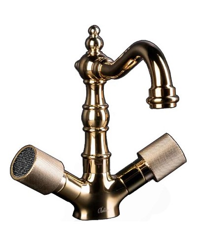 Смеситель для раковины Boheme Royal Cristal 292-Royal/CRSTblack Золото
