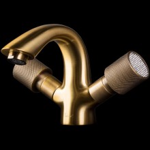 Смеситель для раковины Boheme Royal Cristal 311-Royal Бронза