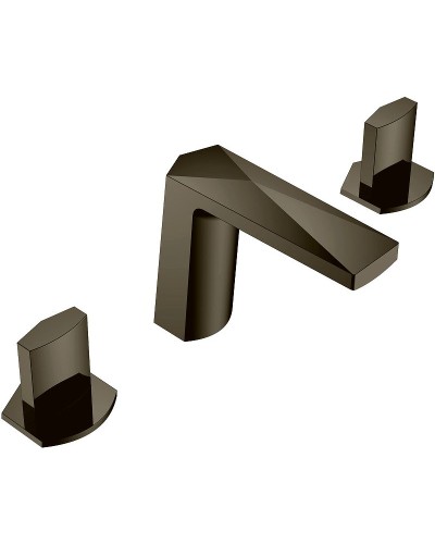 Смеситель для раковины Boheme Venturo 150-SGM-ICE Оружейная сталь глянцевая