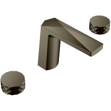 Смеситель для раковины Boheme Venturo 150-SGM-DIAMOND Оружейная сталь глянцевая