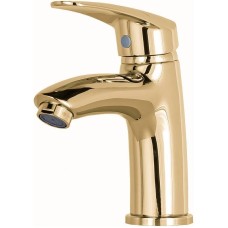 Смеситель для раковины Orange Alfi M18-021gd Золото