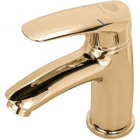 Смеситель для раковины Orange Alfi M18-021gd Золото