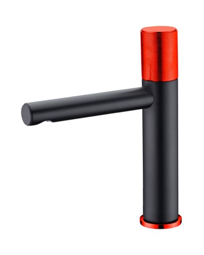 Смеситель для раковины Bronze de Luxe Avantgarde 2010RH Черный Красный