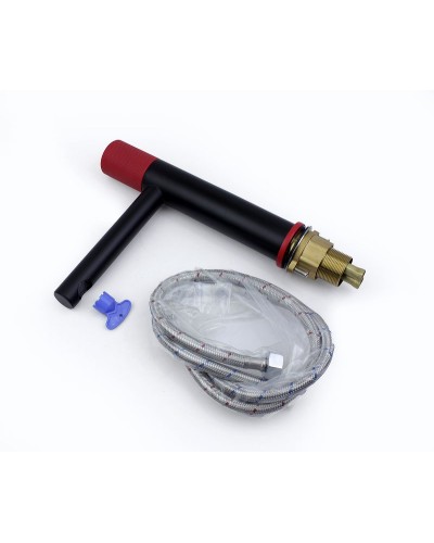 Смеситель для раковины Bronze de Luxe Avantgarde 2010RH Черный Красный