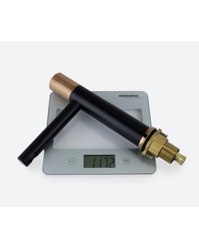 Смеситель для раковины Bronze de Luxe Avantgarde 2010MH Черный Розовое золото