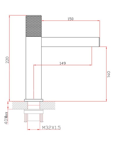 Смеситель для раковины Bronze de Luxe Avantgarde 2010GB Бронзовый