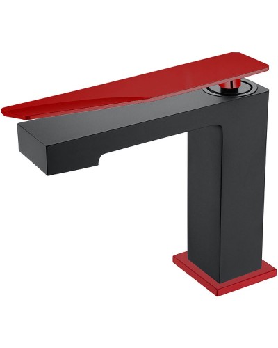Смеситель для раковины Boheme Q 141-BR.2 Черный Красный