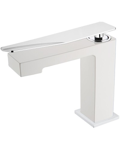 Смеситель для раковины Boheme Q 141-WCR.2 Белый Хром