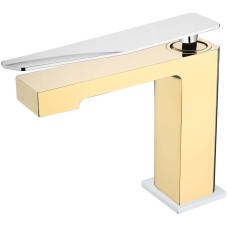 Смеситель для раковины Boheme Q 141-GCR.2 Золото Хром