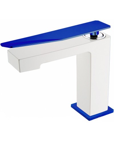 Смеситель для раковины Boheme Q 141-WUW.2 Белый Синий