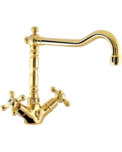 Смеситель для раковины Remer Liberty 13ALIDO Золото