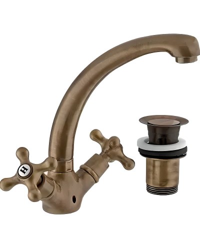 Смеситель для раковины Remer Liberty 13CLIVO Бронза