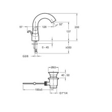 Смеситель для раковины Jacob Delafon Talan E10085RU-CP Хром