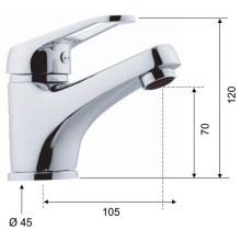 Смеситель для раковины Remer Remix R11 Хром