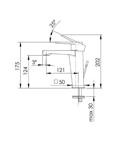 Смеситель для раковины Remer Dream D10 Хром