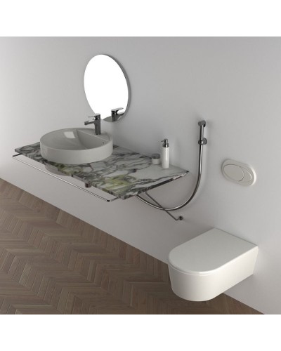 Смеситель для раковины Remer Winner W10SHW с гигиеническим душем Хром