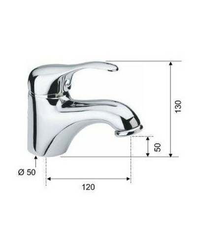 Смеситель для раковины Remer Musa M11DO Золото