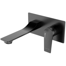 Смеситель для раковины WasserKRAFT Wiese 8430 Оружейная сталь