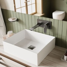 Смеситель для раковины WasserKRAFT Wiese 8430 Оружейная сталь