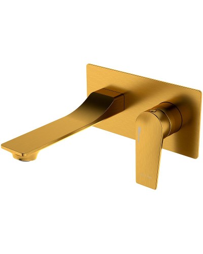 Смеситель для раковины WasserKRAFT Aisch 5530 Золото матовое