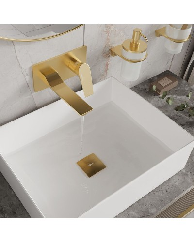 Смеситель для раковины WasserKRAFT Aisch 5530 Золото матовое