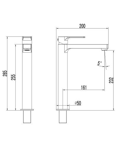 Смеситель для раковины Lemark Plus Grace LM1509C Хром