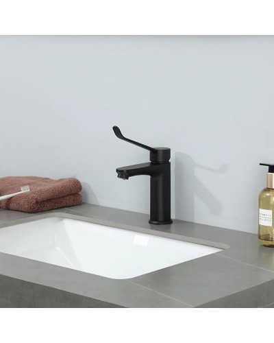 Смеситель для раковины Gappo G21-6 G1021-6 Черный матовый