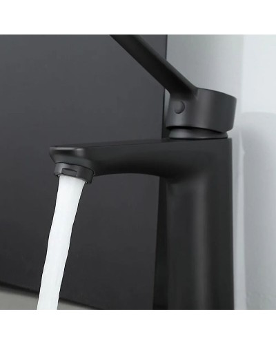 Смеситель для раковины Gappo G21-6 G1021-6 Черный матовый