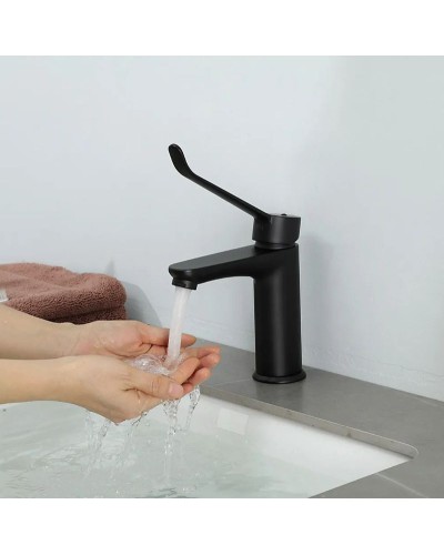 Смеситель для раковины Gappo G21-6 G1021-6 Черный матовый