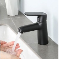 Смеситель для раковины Frap H17-6 F1017-6 Черный матовый