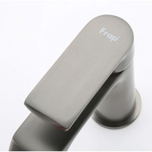 Смеситель для раковины Frap H71-9 F1071-9 Оружейная сталь