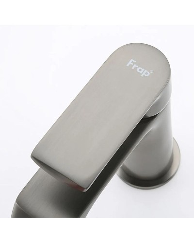 Смеситель для раковины Frap H71-9 F1071-9 Оружейная сталь