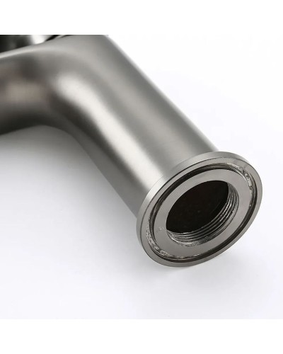 Смеситель для раковины Frap H71-9 F1071-9 Оружейная сталь