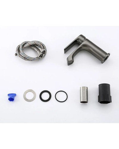 Смеситель для раковины Frap H71-9 F1071-9 Оружейная сталь