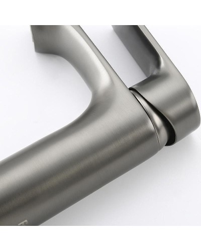 Смеситель для раковины Frap H71-9 F1071-9 Оружейная сталь