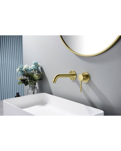 Смеситель для раковины Timo Saona 2372/17SM Золото матовое