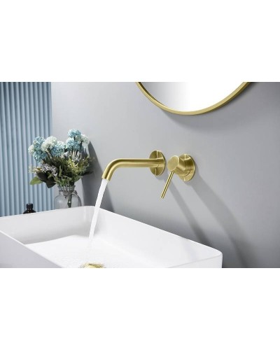 Смеситель для раковины Timo Saona 2372/17SM Золото матовое