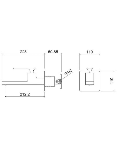 Смеситель для раковины Timo Torne 4372/17SM Золото матовое