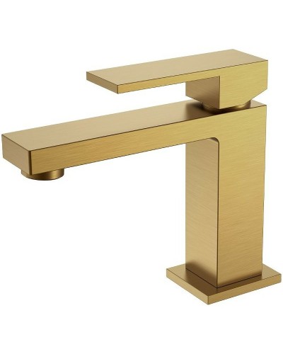 Смеситель для раковины Boheme Qubic 471-BR Бронза