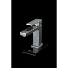 Смеситель для раковины Boheme Qubic 471-GM Оружейная сталь матовая