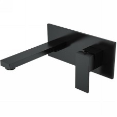 Смеситель для раковины Boheme Qubic 475-B Черный матовый