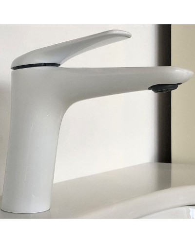 Смеситель для раковины Comforty FC074A-CKBT Белый