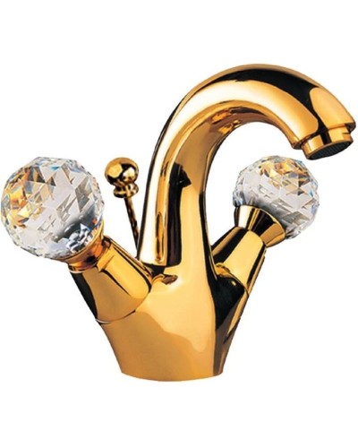 Cмеситель для раковины с донным клапаном Jaquar Rendezvous CTL-GLD-8169B