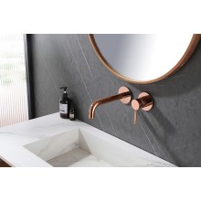 Смеситель для раковины Abber Wasser Kreis AF8112RG Розовое золото