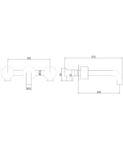 Смеситель для раковины Abber Wasser Kreis AF81122 Хром