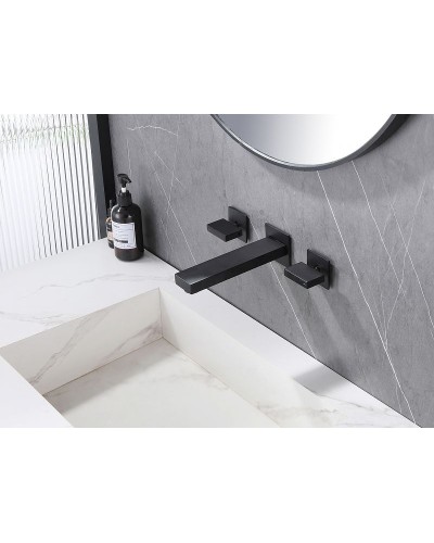 Смеситель для раковины Abber Daheim AF82122B Черный матовый