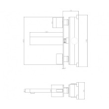 Смеситель для раковины Abber Daheim AF82122B Черный матовый