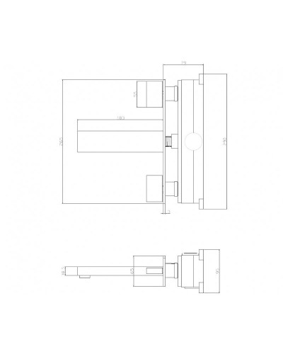 Смеситель для раковины Abber Daheim AF82122B Черный матовый